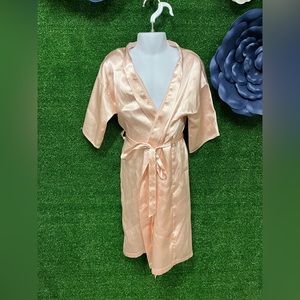 DB Studio Pink Flower Girl Robe Size Medium